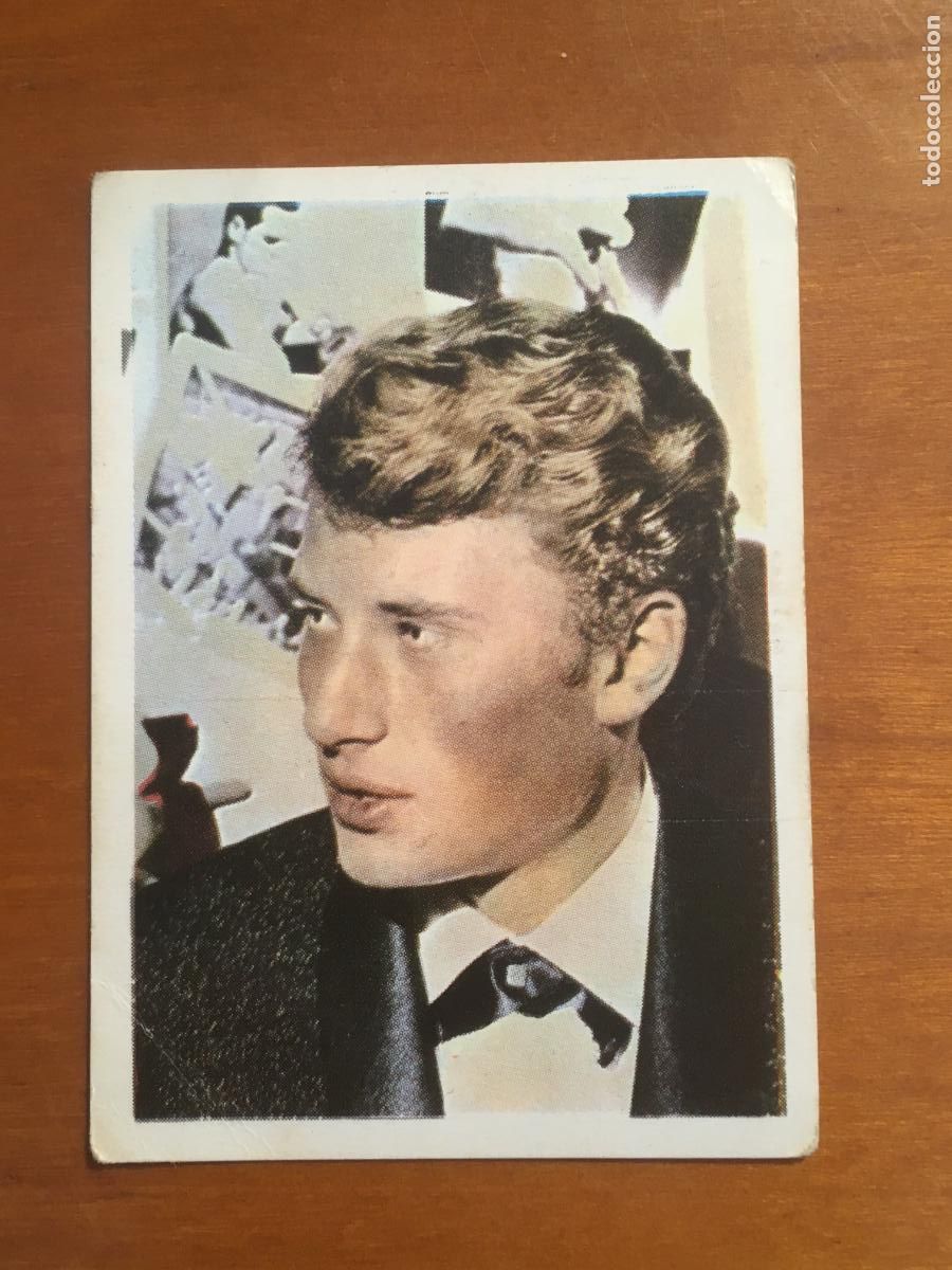 Coleccionismo cromos antiguos: johnny hallyday cromo coleccion cigarrillos cumbre n&ordm; 41 nunca pegado a&ntilde;os 1964