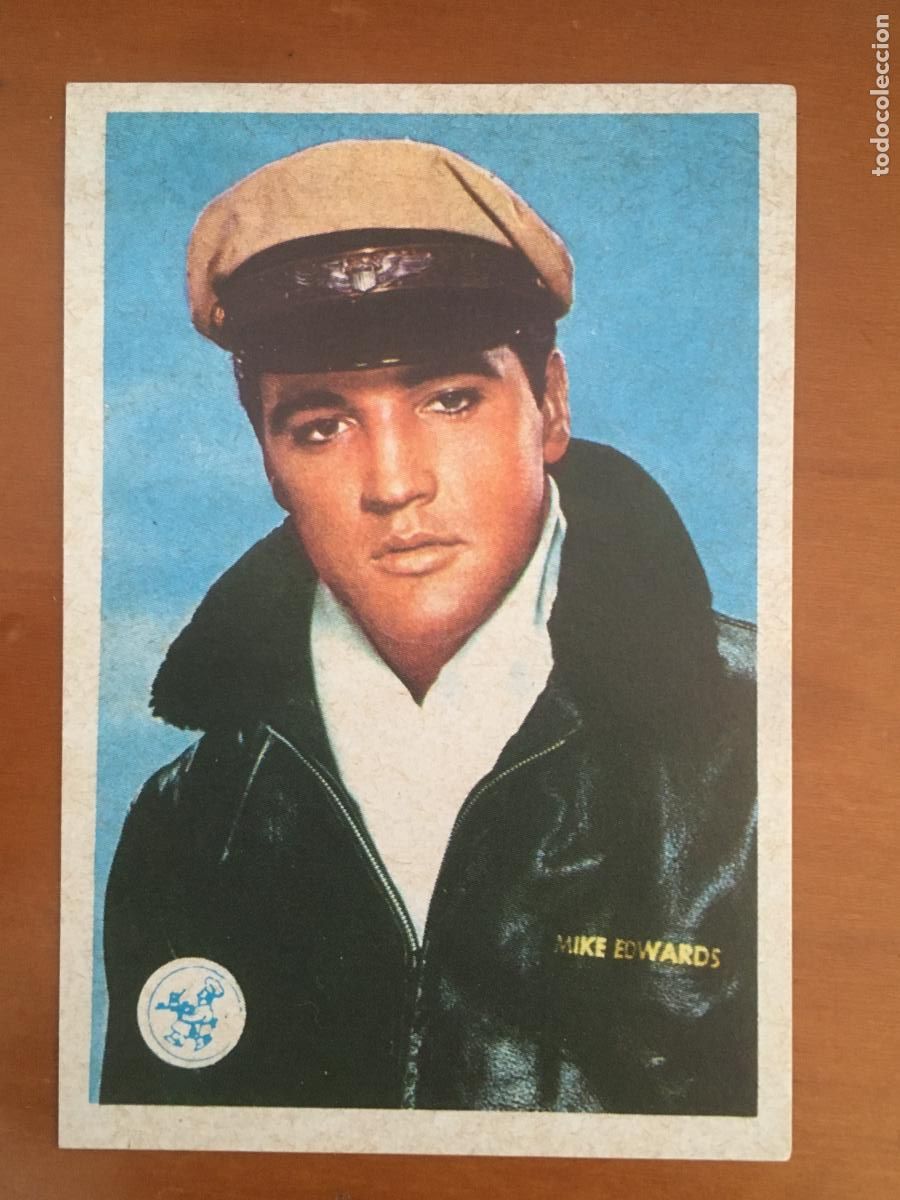 Coleccionismo cromos antiguos: elvis presley estrellas de la cancion y la TV nunca pegado nuevos de sobre
