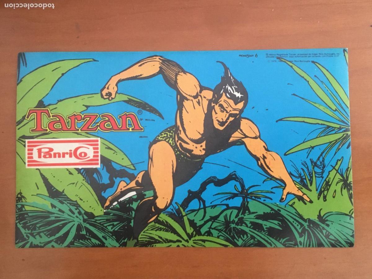 Coleccionismo cromos antiguos: panrico tarzan adhesivo pegatina original perfecto estado nunca pegado