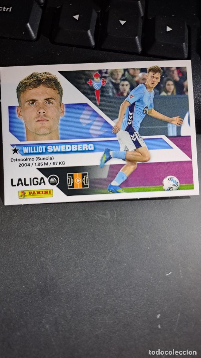 Coleccionismo cromos antiguos: CROMO SWEDBERG 16 LIGA 2026 2027 26 27 ESTE PANINI NUNCA PEGADO