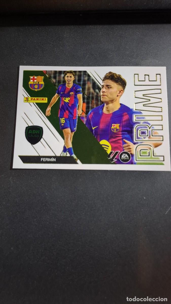 Coleccionismo cromos antiguos: CROMO FERMIN 4 PRIME 4 BARCELONA ADN LA LIGA 2026 2027 26 27 ESTE PANINI NUNCA PEGADO