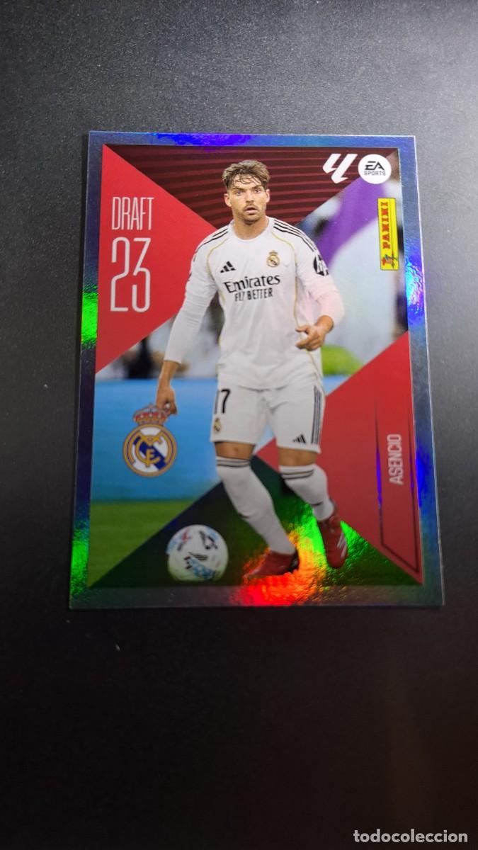 Coleccionismo cromos antiguos: CROMO ASENCIO 1 DRAFT 23 1 REAL MADRID LIGA 2026 2027 26 27 ESTE PANINI NUNCA PEGADO