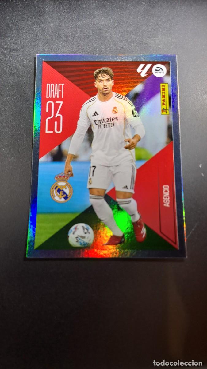Coleccionismo cromos antiguos: CROMO ASENCIO 1 DRAFT 23 1 REAL MADRID LIGA 2026 2027 26 27 ESTE PANINI NUNCA PEGADO