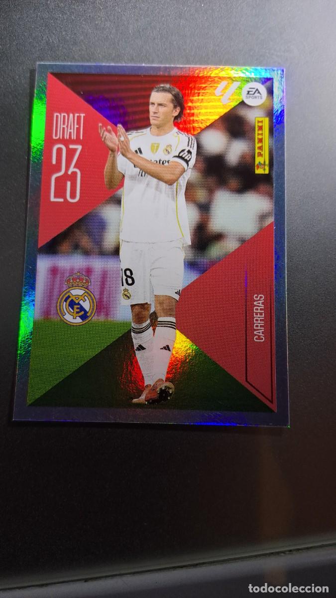 Coleccionismo cromos antiguos: CROMO CARRERAS 5 DRAFT 23 5 REAL MADRID LIGA 2026 2027 26 27 ESTE PANINI NUNCA PEGADO