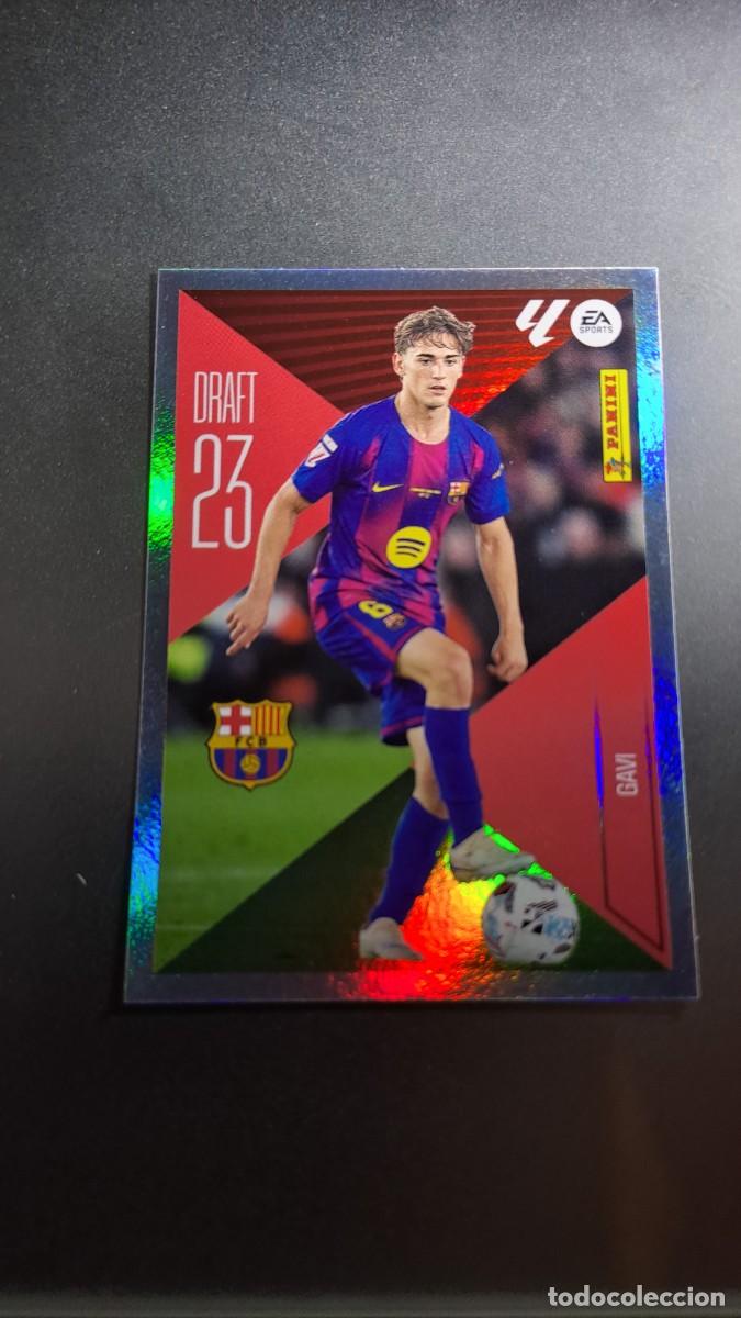 Coleccionismo cromos antiguos: CROMO GAVI 8 DRAFT 23 8 BARCELONA LIGA 2026 2027 26 27 ESTE PANINI NUNCA PEGADO