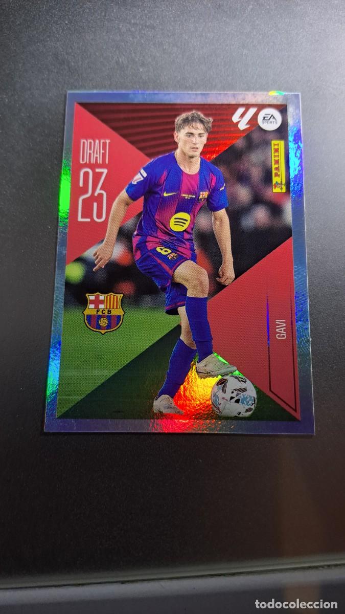 Coleccionismo cromos antiguos: CROMO GAVI 8 DRAFT 23 8 BARCELONA LIGA 2026 2027 26 27 ESTE PANINI NUNCA PEGADO