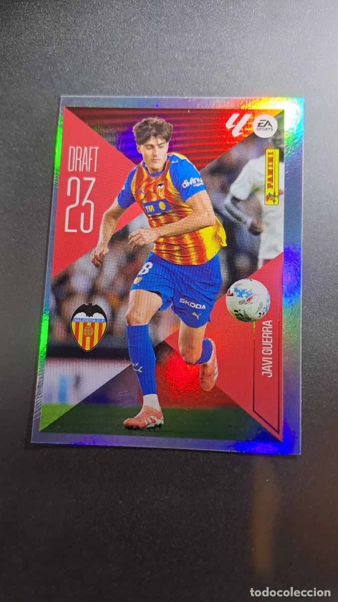Coleccionismo cromos antiguos: CROMO JAVI GUERRA 12 DRAFT 23 12 VALENCIA LIGA 2026 2027 26 27 ESTE PANINI NUNCA PEGADO