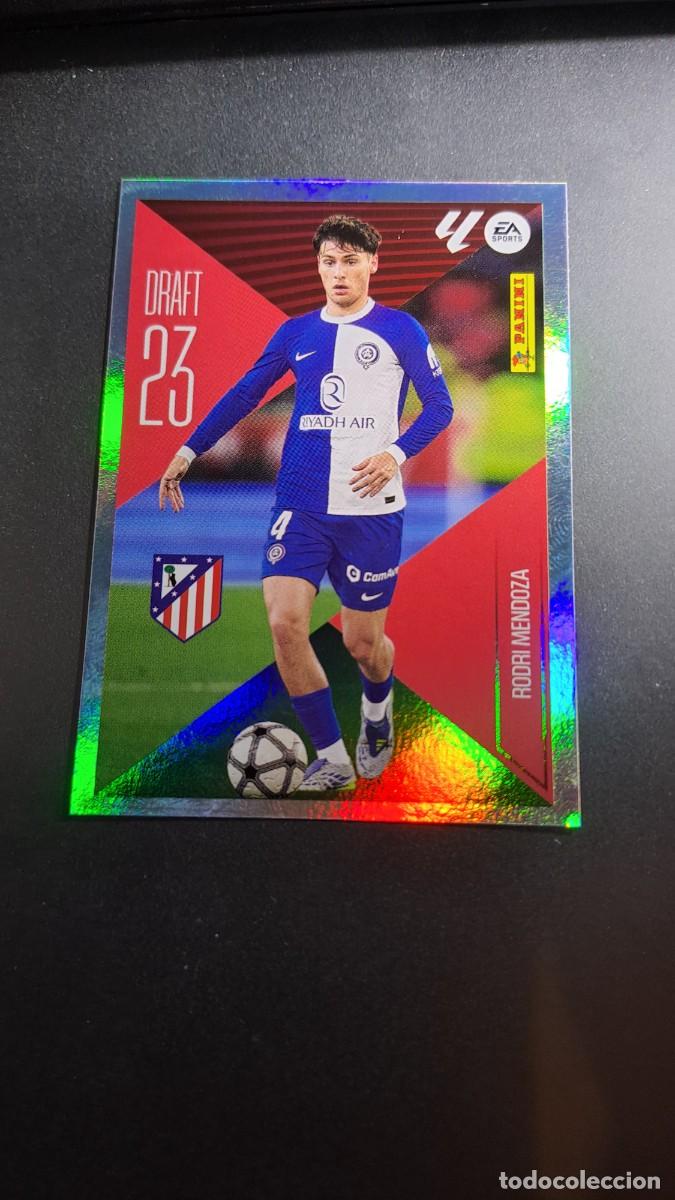 Coleccionismo cromos antiguos: CROMO RODRI MENDOZA 21 DRAFT 23 21 ATLETICO DE MADRID LIGA 2026 2027 26 27 ESTE PANINI NUNCA PEGADO
