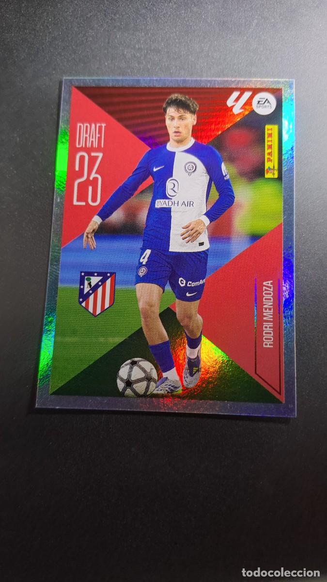 Coleccionismo cromos antiguos: CROMO RODRI MENDOZA 21 DRAFT 23 21 ATLETICO DE MADRID LIGA 2026 2027 26 27 ESTE PANINI NUNCA PEGADO