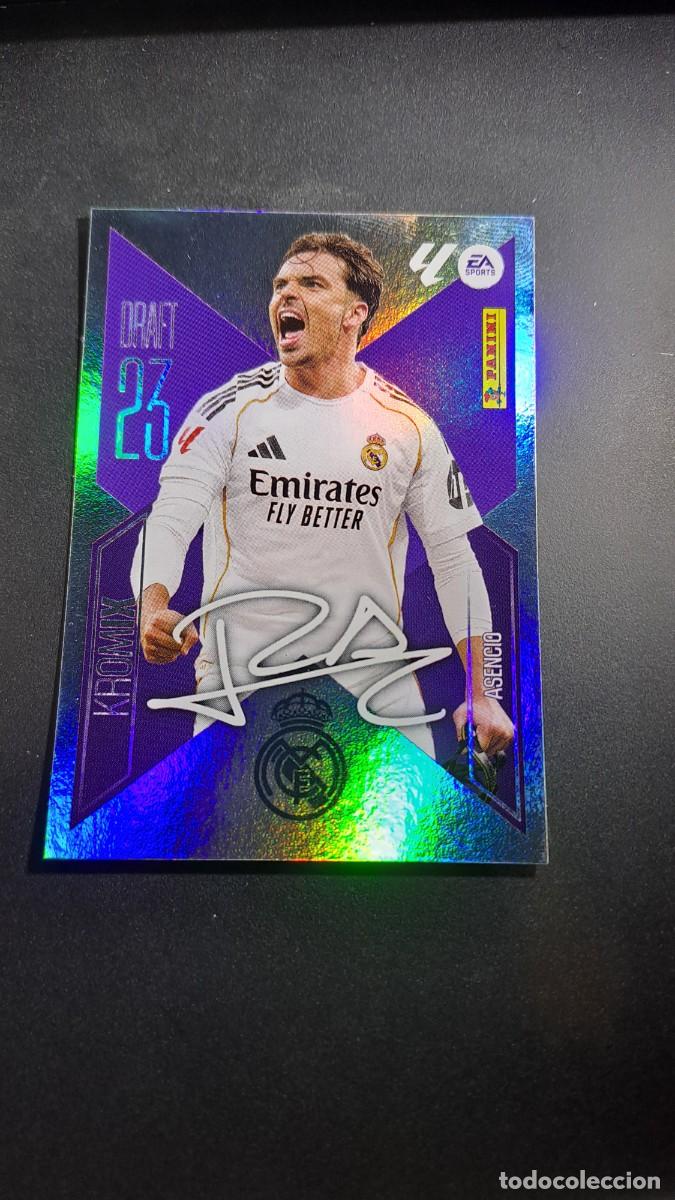 Coleccionismo cromos antiguos: CROMO ASENCIO K1 DRAFT 23 KROMIX K1 REAL MADRID LIGA 2026 2027 26 27 ESTE PANINI NUNCA PEGADO