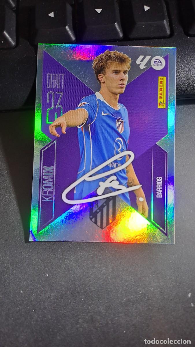 Coleccionismo cromos antiguos: CROMO BARRIOS K3 DRAFT 23 KROMIX K3 ATLETICO DE MADRID LIGA 2026 2027 26 27 ESTE PANINI NUNCA PEGADO