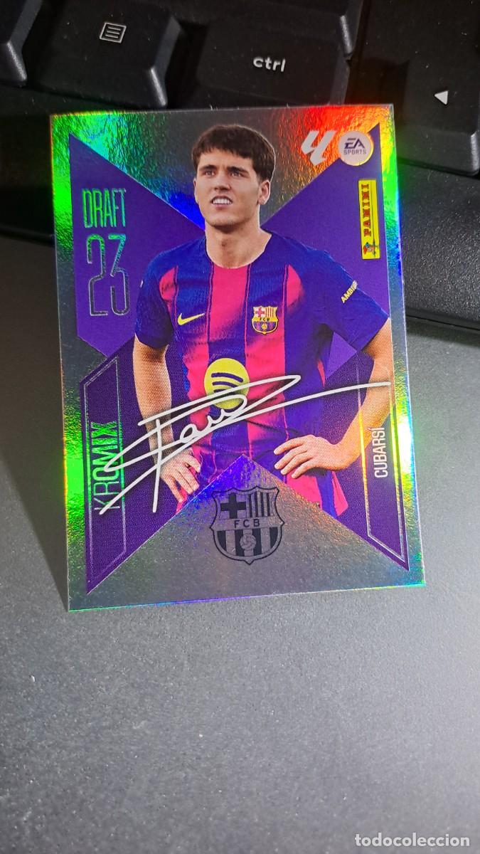 Coleccionismo cromos antiguos: CROMO CUBARSI K6 DRAFT 23 KROMIX K6 BARCELONA LIGA 2026 2027 26 27 ESTE PANINI NUNCA PEGADO