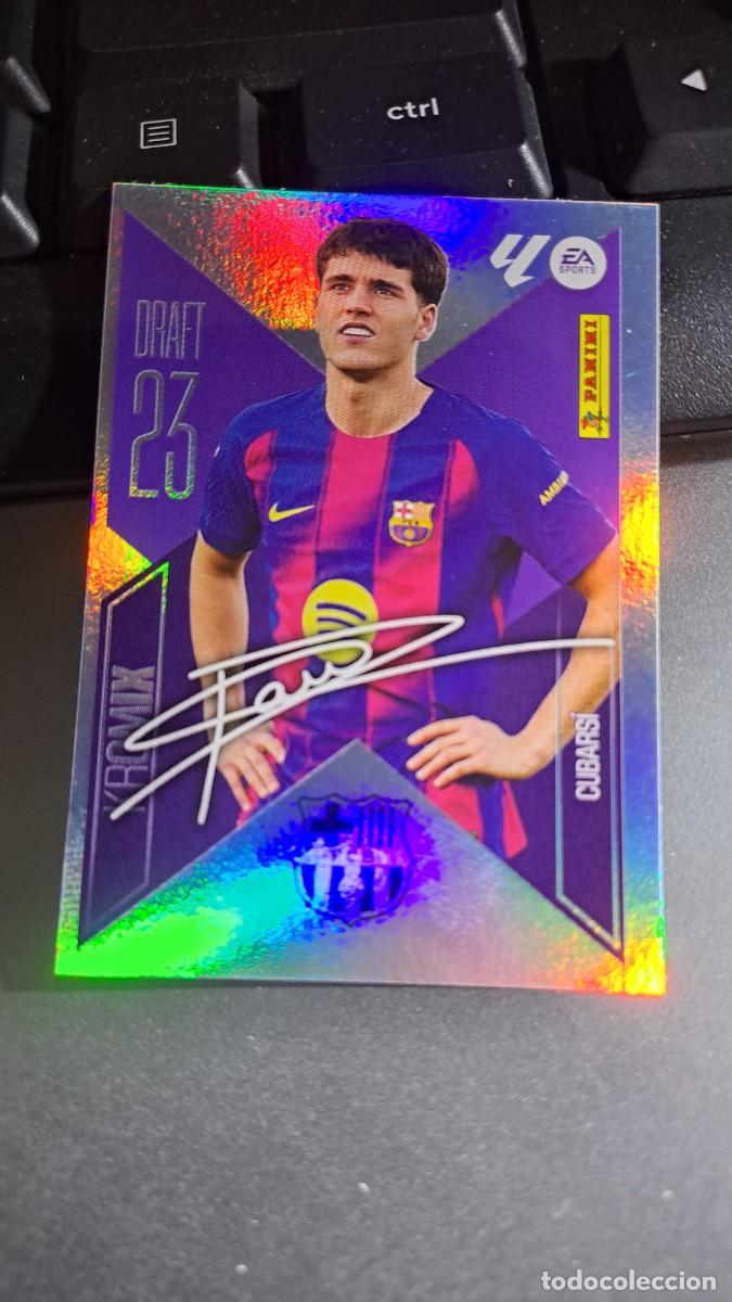 Coleccionismo cromos antiguos: CROMO CUBARSI K6 DRAFT 23 KROMIX K6 BARCELONA LIGA 2026 2027 26 27 ESTE PANINI NUNCA PEGADO