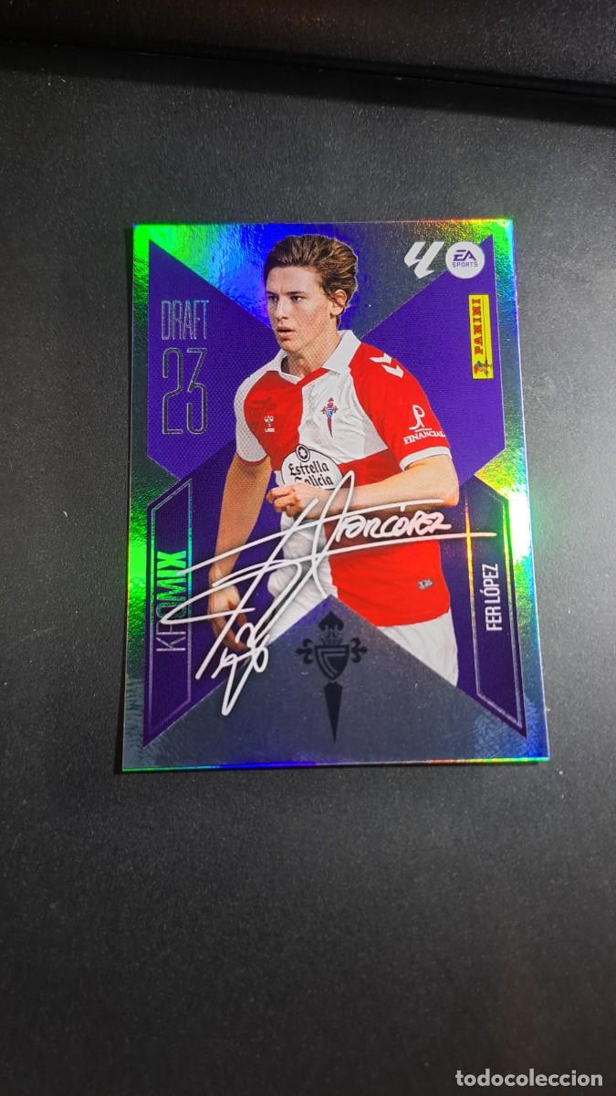 Coleccionismo cromos antiguos: CROMO FER LOPEZ K7 DRAFT 23 KROMIX K7 CELTA DE VIGO LIGA 2026 2027 26 27 ESTE PANINI NUNCA PEGADO