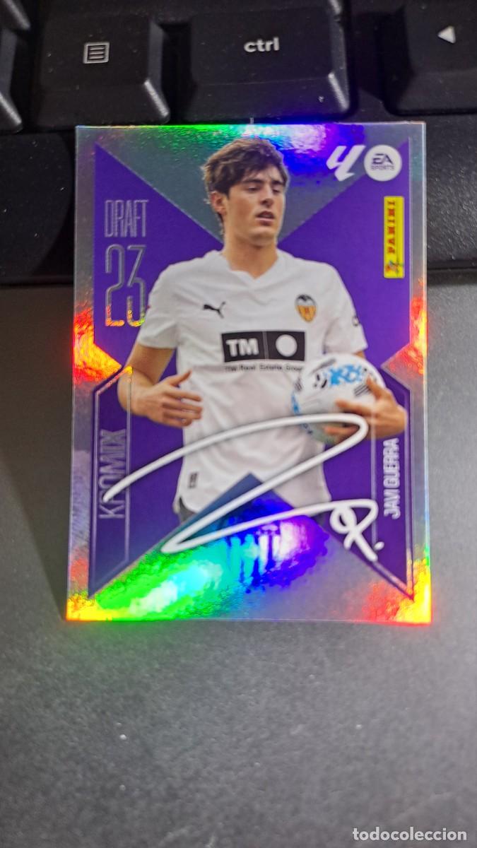 Coleccionismo cromos antiguos: CROMO JAVI GUERRA K12 DRAFT 23 KROMIX K12 VALENCIA LIGA 2026 2027 26 27 ESTE PANINI NUNCA PEGADO