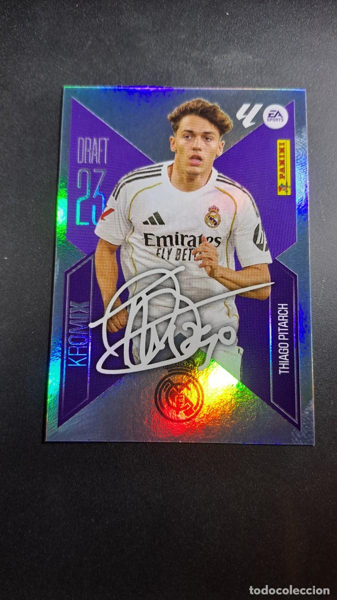 Coleccionismo cromos antiguos: CROMO THIAGO PITARCH K22 DRAFT 23 KROMIX K22 REAL MADRID LIGA 2026 2027 26 27 ESTE PANINI NUNCA PEGA