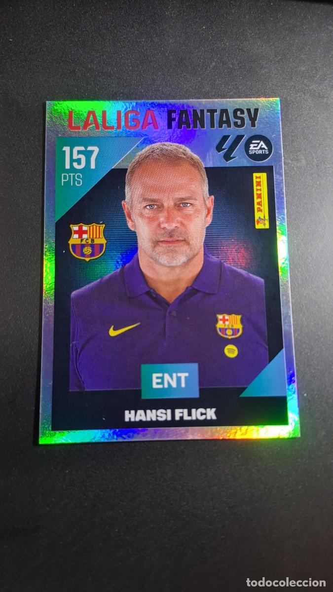 Coleccionismo cromos antiguos: CROMO HANSI FLICK 1 LA LIGA FANTASY 1 BARCELONA LIGA 2026 2027 26 27 ESTE PANINI NUNCA PEGADO