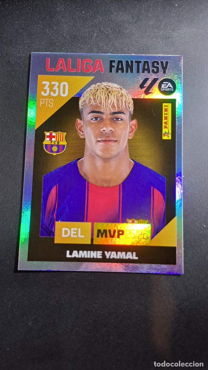 Coleccionismo cromos antiguos: CROMO LAMINE YAMAL 5 LA LIGA FANTASY 5 BARCELONA LIGA 2026 2027 26 27 ESTE PANINI NUNCA PEGADO