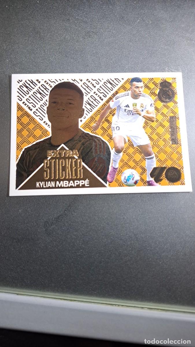 Coleccionismo cromos antiguos: CROMO MBAPPE EXTRA STICKER BRONCE REAL MADRID LIGA 2026 2027 26 27 ESTE PANINI NUNCA PEGADO