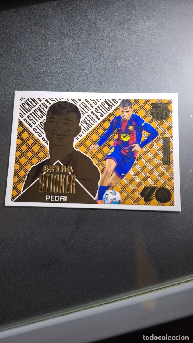 Coleccionismo cromos antiguos: CROMO PEDRI EXTRA STICKER BRONCE BARCELONA LIGA 2026 2027 26 27 ESTE PANINI NUNCA PEGADO