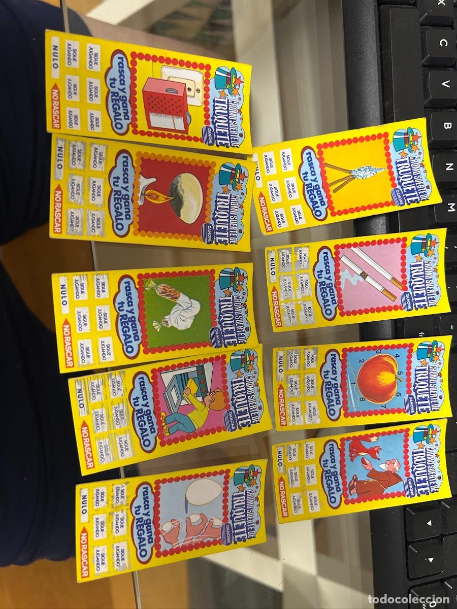 Coleccionismo cromos antiguos: truquete cromo suerte 9 diferentes