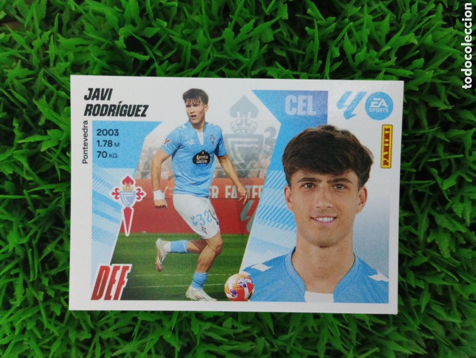 Coleccionismo cromos antiguos: Javi Rodriguez Celta De Vigo Liga Este 25-26 # 5 NUNCA PEGADO