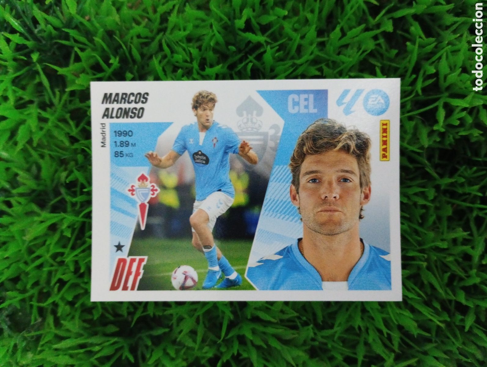 Coleccionismo cromos antiguos: Marcos Alonso Celta De Vigo Liga Este 25-26 # 10A NUNCA PEGADO