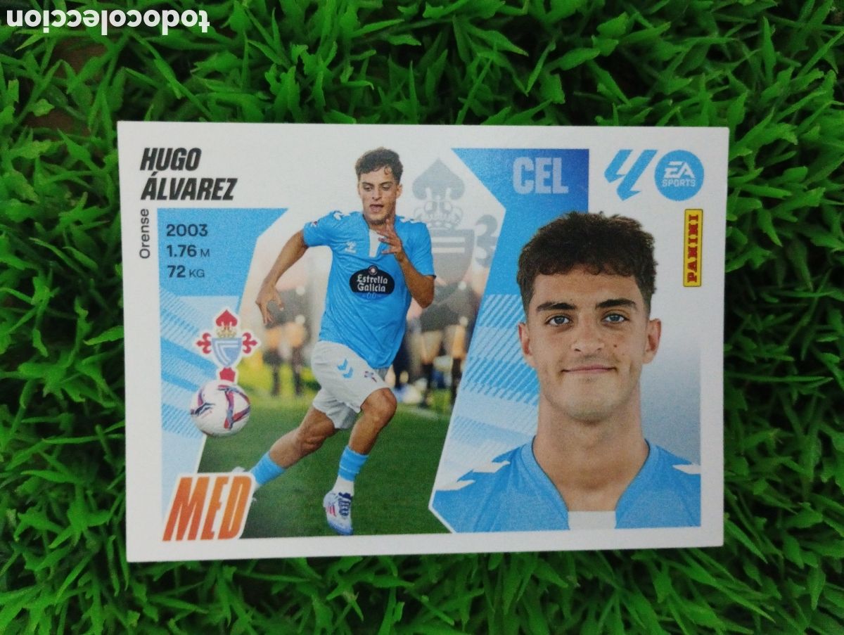 Coleccionismo cromos antiguos: Hugo Alvarez Celta De Vigo Liga Este 25-26 # 14 NUNCA PEGADO