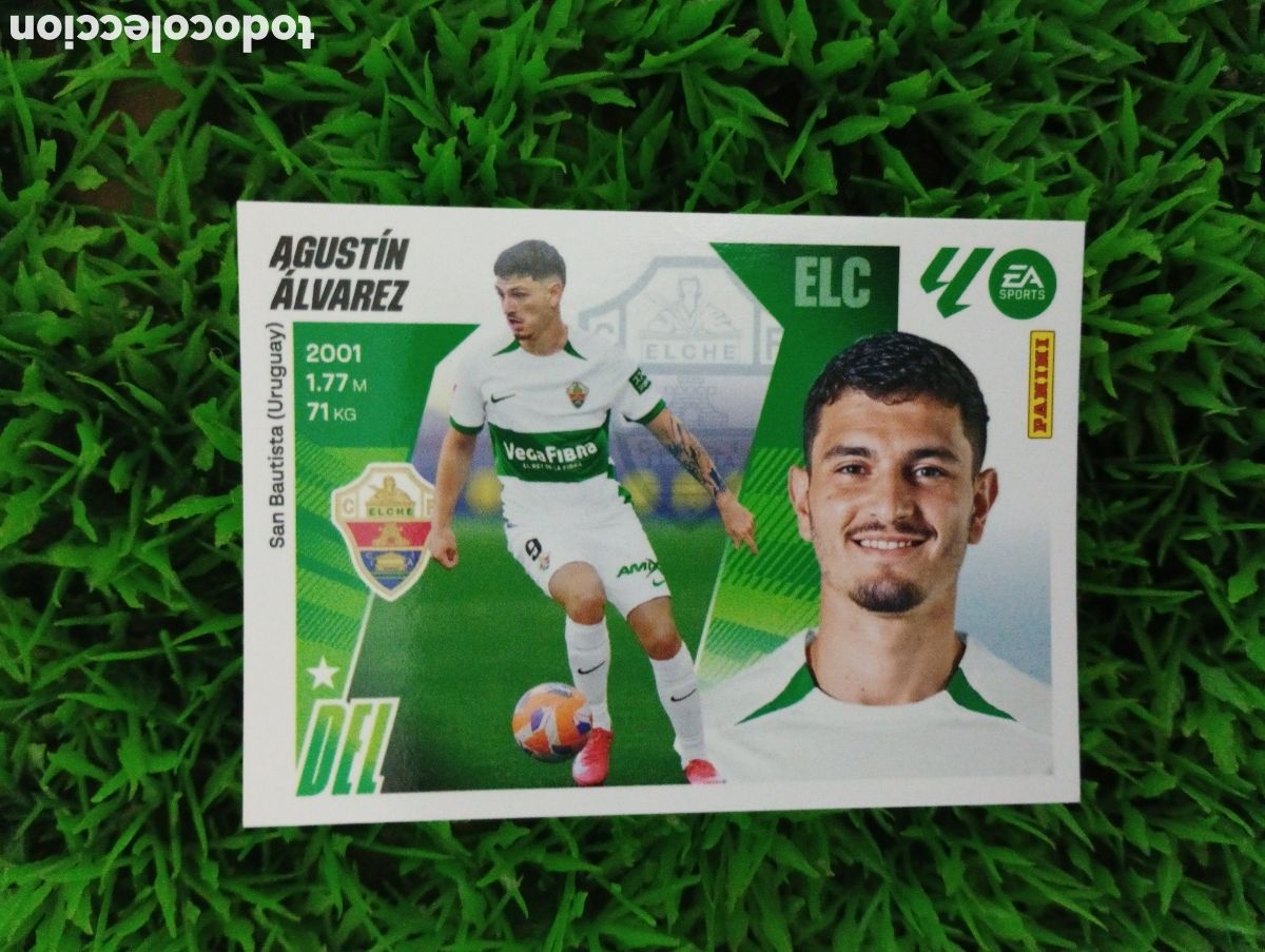 Coleccionismo cromos antiguos: Agustin Alvarez Elche Liga Este 25-26 # 17 NUNCA PEGADO