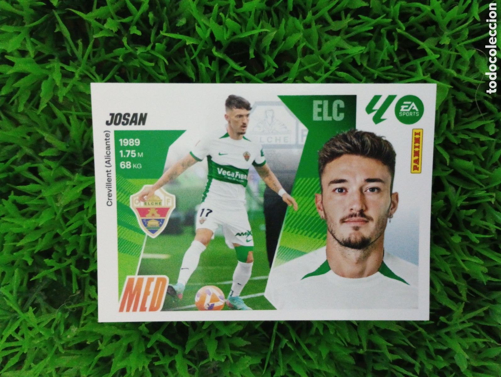 Coleccionismo cromos antiguos: Josan Elche Liga Este 25-26 # 15A NUNCA PEGADO