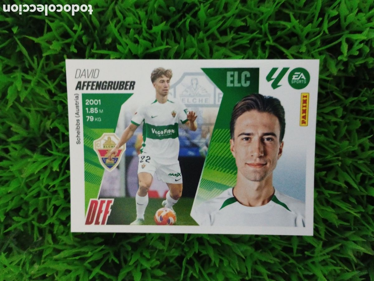 Coleccionismo cromos antiguos: Affengruber Elche Liga Este 25-26 # 7 NUNCA PEGADO