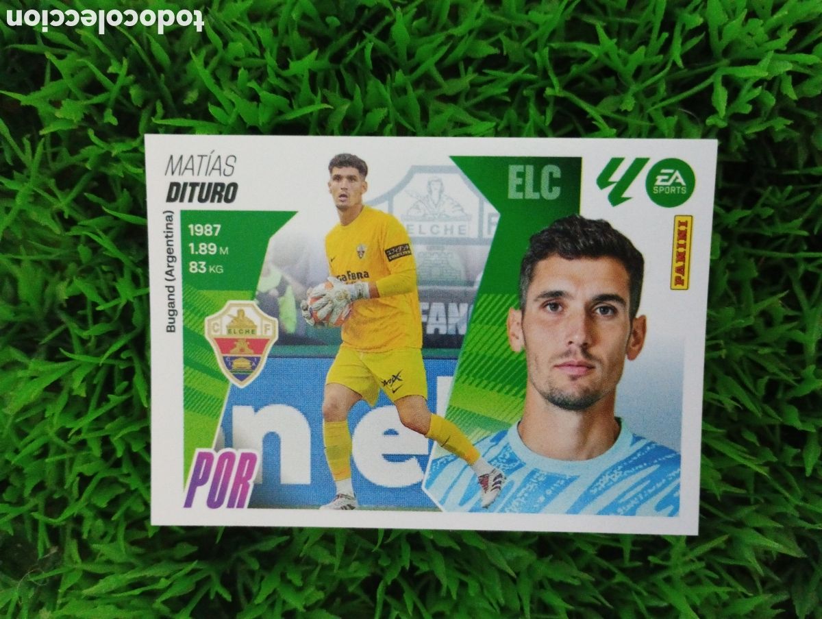 Coleccionismo cromos antiguos: Dituro Elche Liga Este 25-26 # 3 NUNCA PEGADO