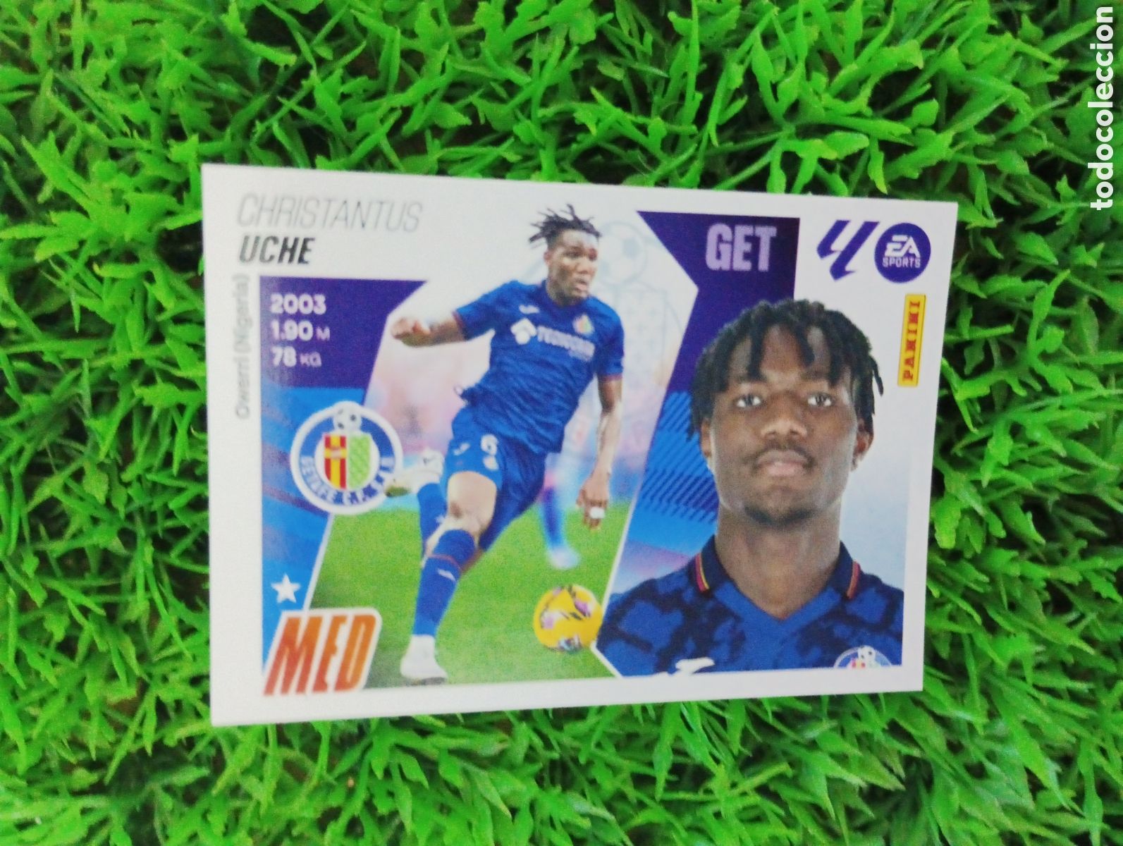 Coleccionismo cromos antiguos: Uche Getafe Liga Este 25-26 # 13 NUNCA PEGADO