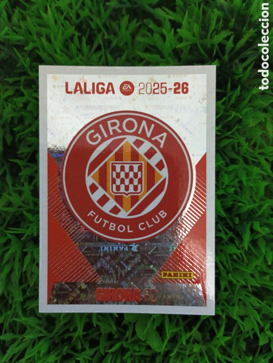 Coleccionismo cromos antiguos: Escudo Girona Liga Este 25-26 # 1 NUNCA PEGADO