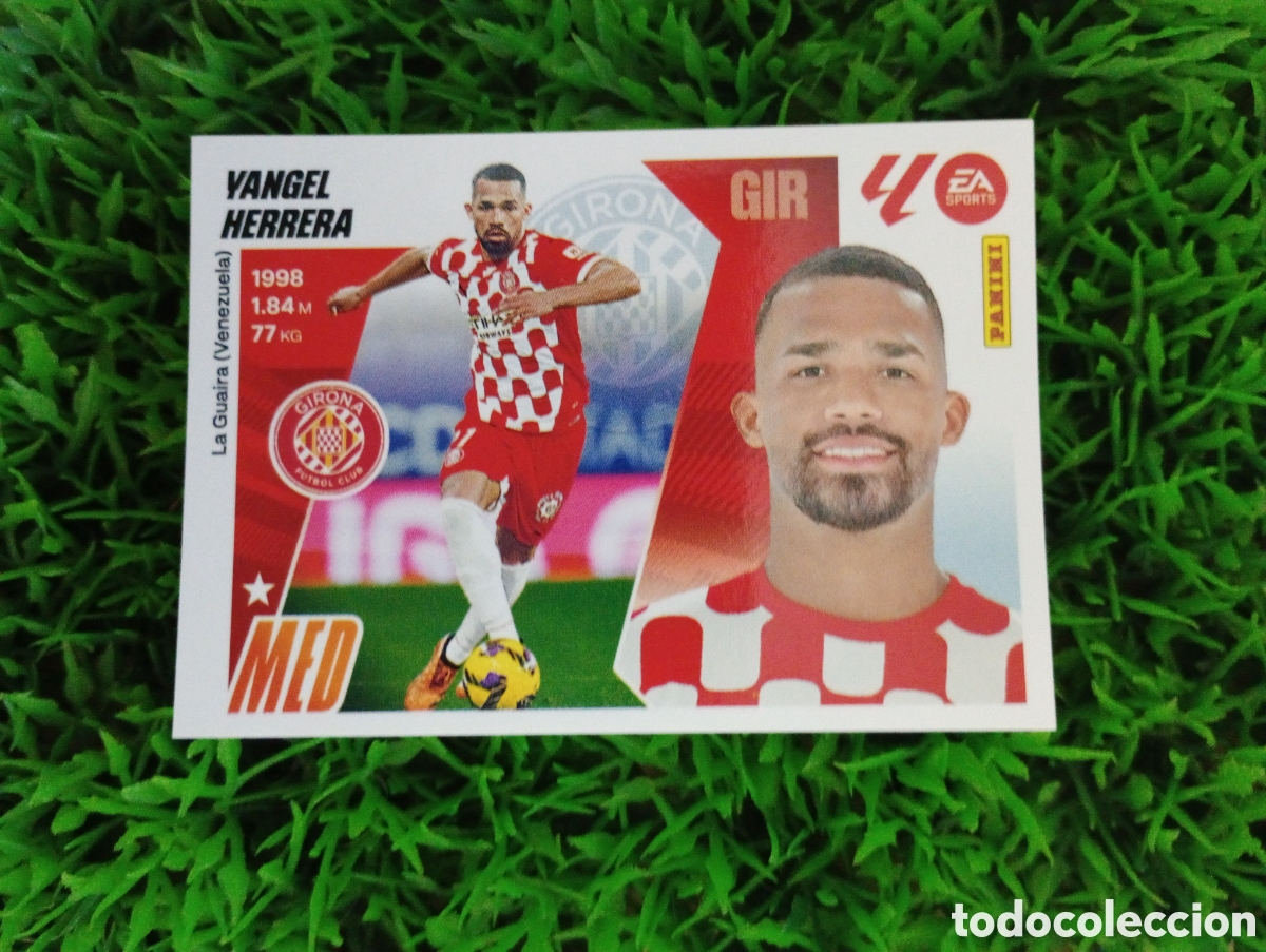 Coleccionismo cromos antiguos: Yangel Herrera Girona Liga Este 25-26 # 14 NUNCA PEGADO