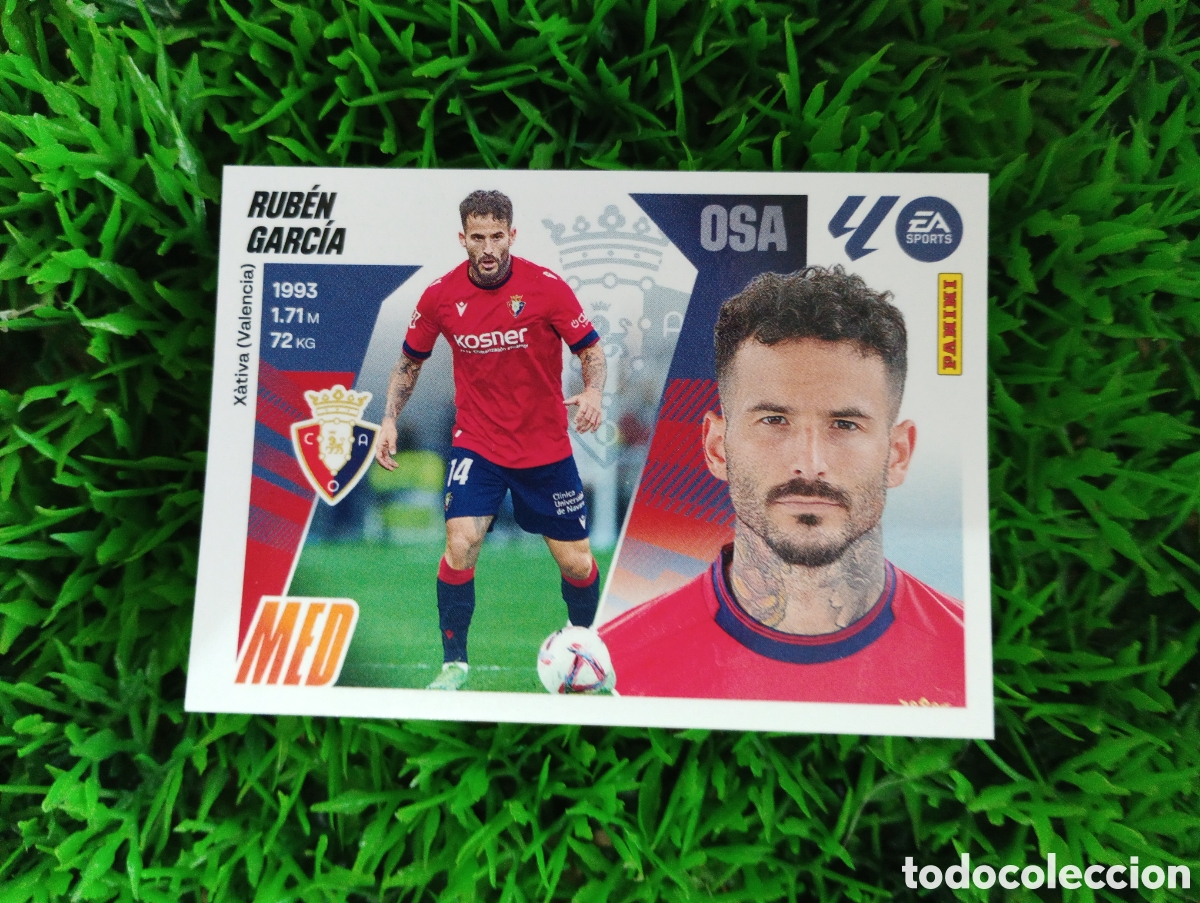 Colecionismo Cromos antigos: Ruben Garcia Osasuna Liga Este 25-26 # 14 NUNCA PEGADO