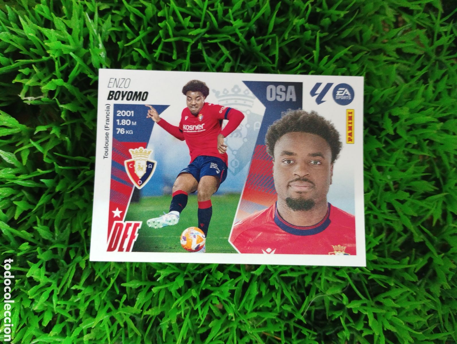 Colecionismo Cromos antigos: Boyomo Osasuna Liga Este 25-26 # 7 NUNCA PEGADO