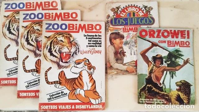 Coleccionismo cromos antiguos: &aacute;lbumes de cromos de Bimbo de los a&ntilde;os 70.