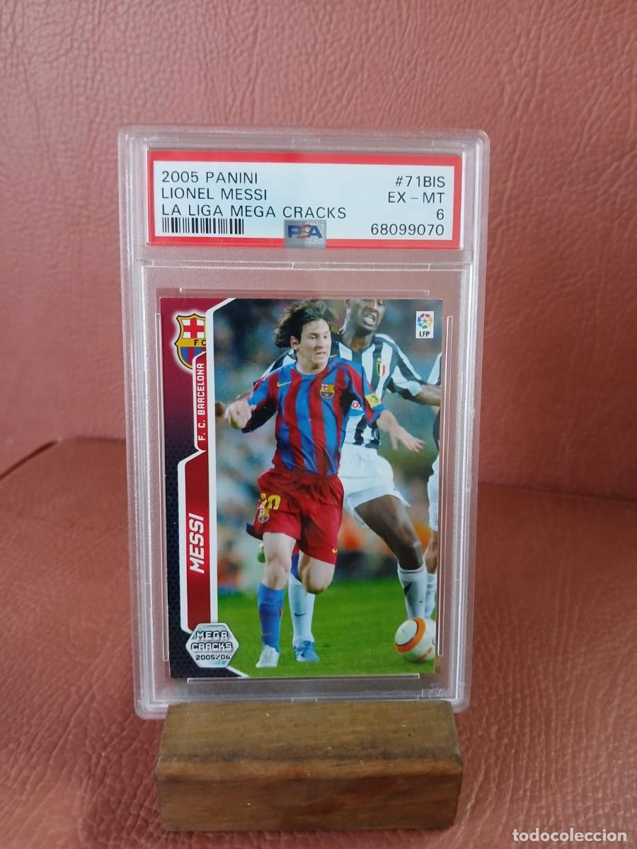 Coleccionismo cromos antiguos: 2005 PANINI. 71BIS LEO MESSI. LA LIGA MEGA CRACKS PSA6
