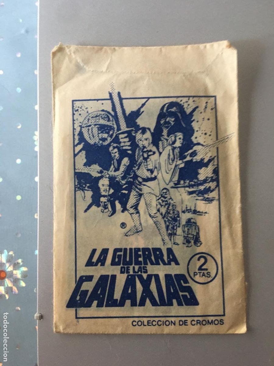 Coleccionismo cromos antiguos: LA GUERRA DE LAS GALAXIAS SIN ABRIR A&Ntilde;O 1977