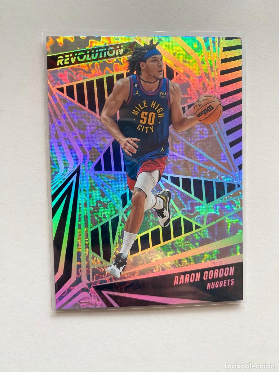 Coleccionismo cromos antiguos: Aaron Gordon &ndash; Panini Revolution 2023-24 Avalanche Parallel #20 Denver Nuggets