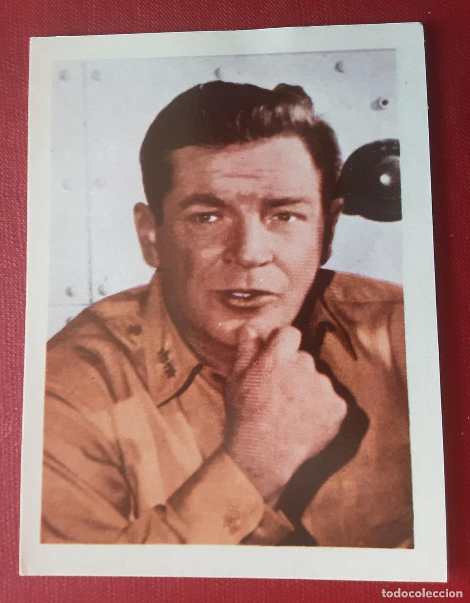 Coleccionismo cromos antiguos: RICHARD BASEHART, CROMO COLECCI&Oacute;N ARTISTAS, EDITORIAL BRUGUERA A&Ntilde;O 1972.