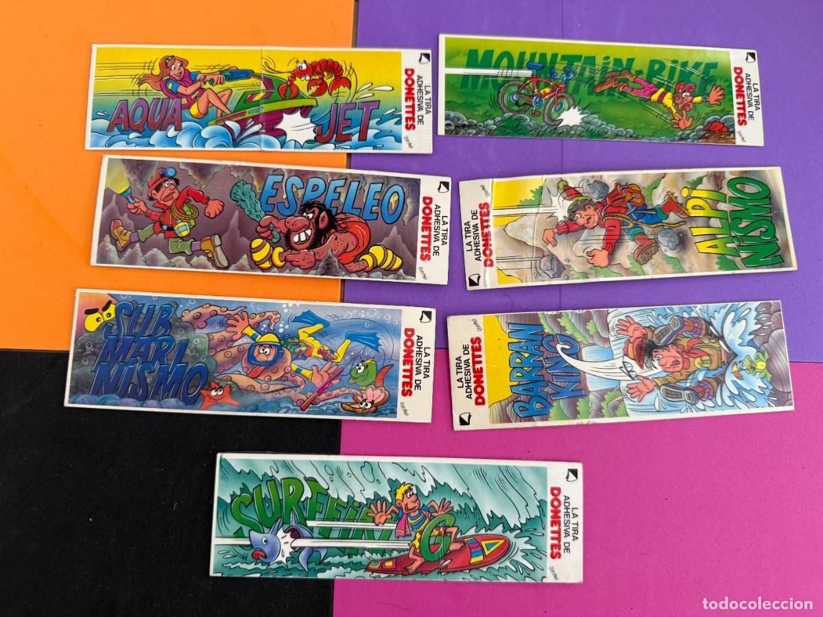 Coleccionismo cromos antiguos: La tira adhesiva de Donettes - 7 de Deportes de Aventura