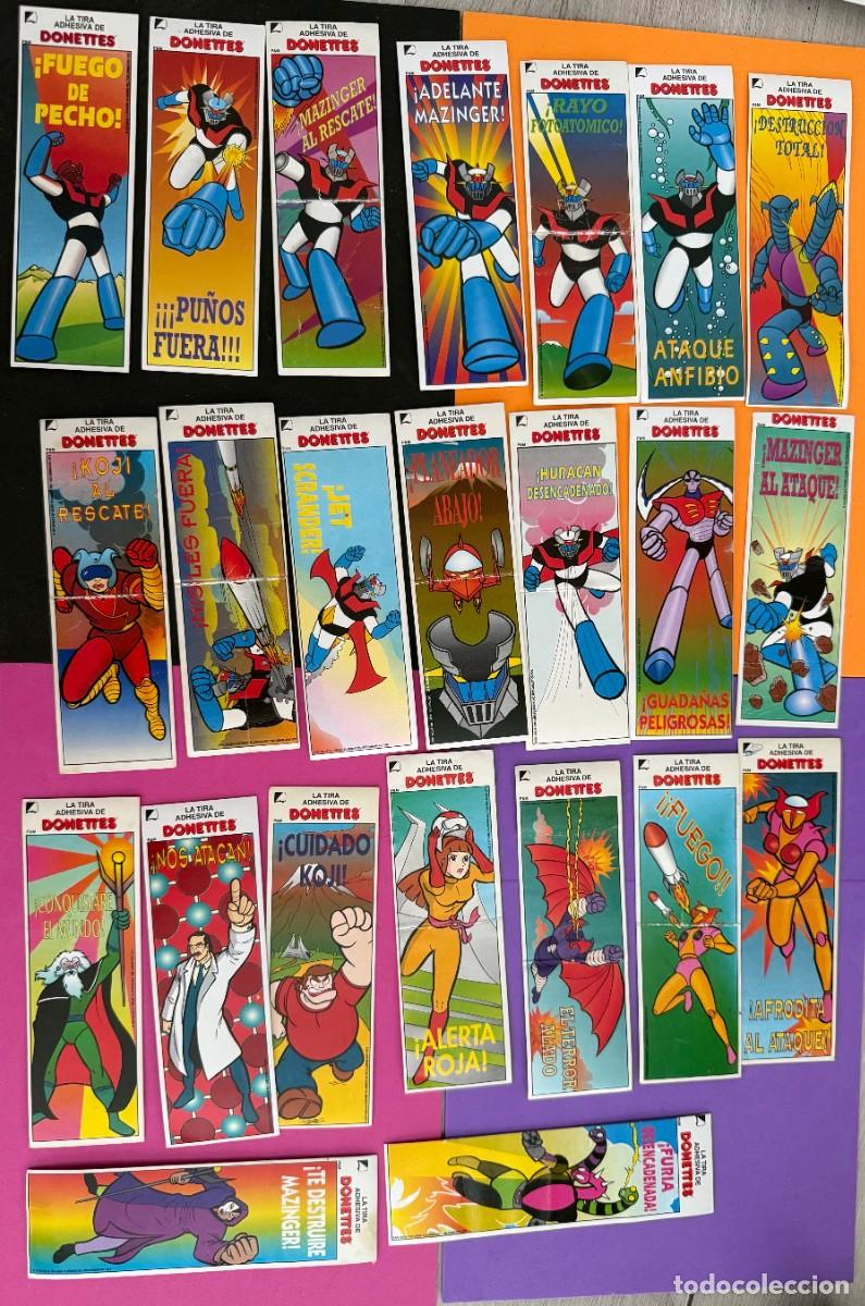Coleccionismo cromos antiguos: Mazinger Z - La tira adhesiva de Donettes - Colecci&oacute;n a falta de uno