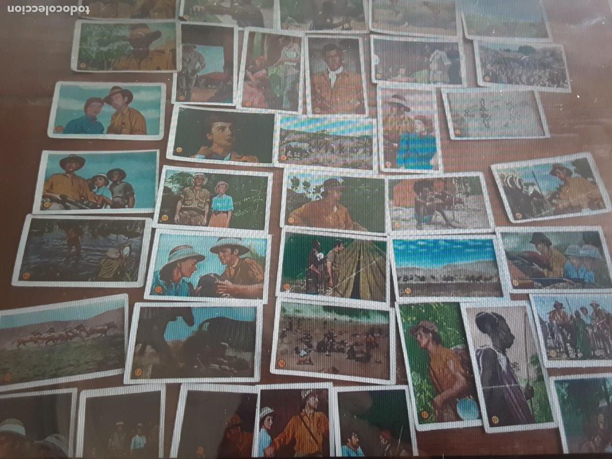 Coleccionismo cromos antiguos: LAS MINAS DEL REY SALOMON, LOTE DE 60 CROMOS
