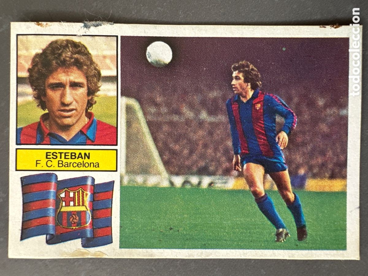 Coleccionismo cromos antiguos: CROMO LIGA ESTE 82 83 ESTEBAN SIN FCB BARCELONA. DESPEGADO