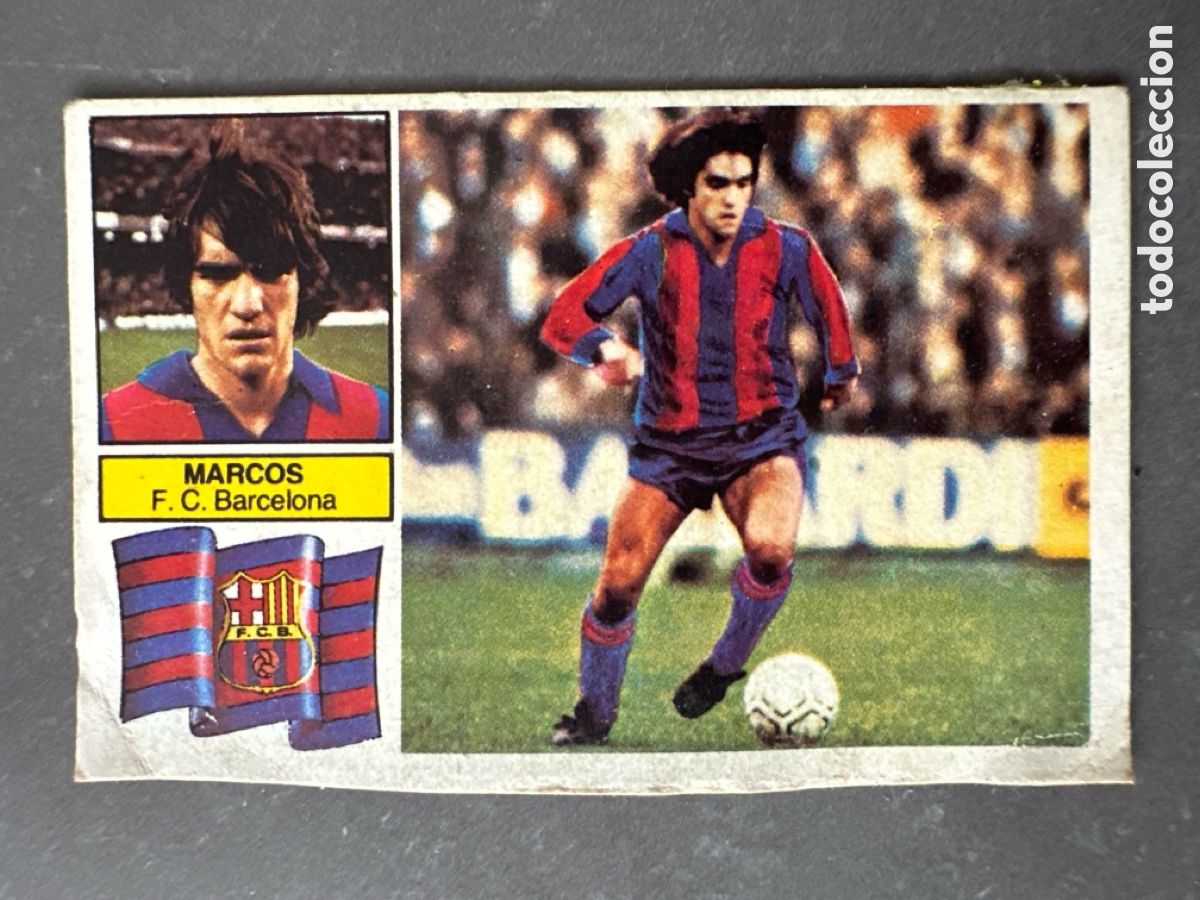 Coleccionismo cromos antiguos: CROMO LIGA ESTE 82 83 MARCOS FCB BARCELONA. DESPEGADO
