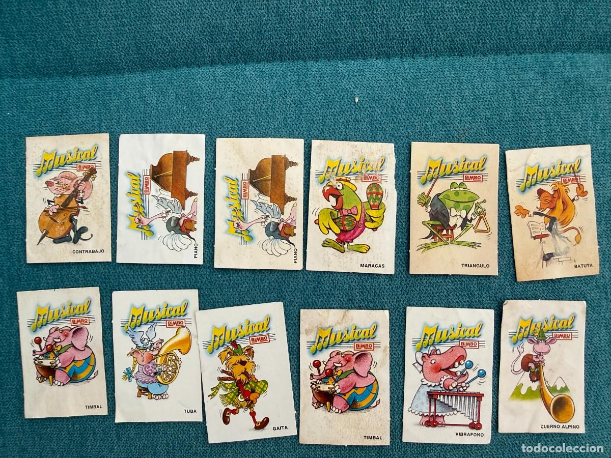 Coleccionismo cromos antiguos: 12 cromos Musical de Bimbo - colecci&oacute;n avanzada