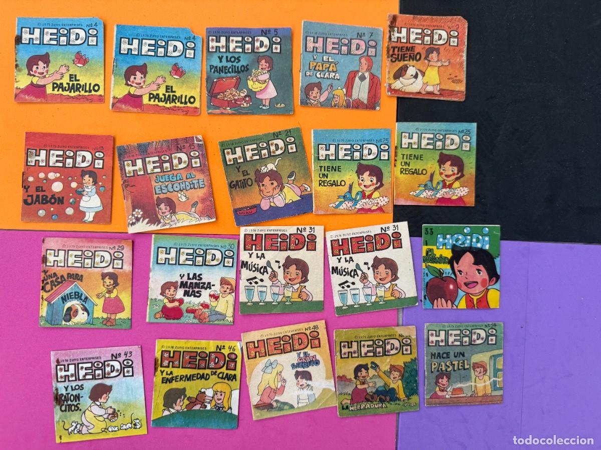 Coleccionismo cromos antiguos: Lote 20 cromos c&oacute;mics de Heidi - Phoskitos - Foto 1