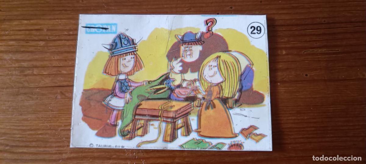 Coleccionismo cromos antiguos: WICKIE EL VIKINGO-CROMO DE CROPAN CON NUMERACION FUERA DEL ALBUM-NUMERO 29